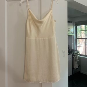 Aritzia Sunday Best Mini Scoop Neck Dress